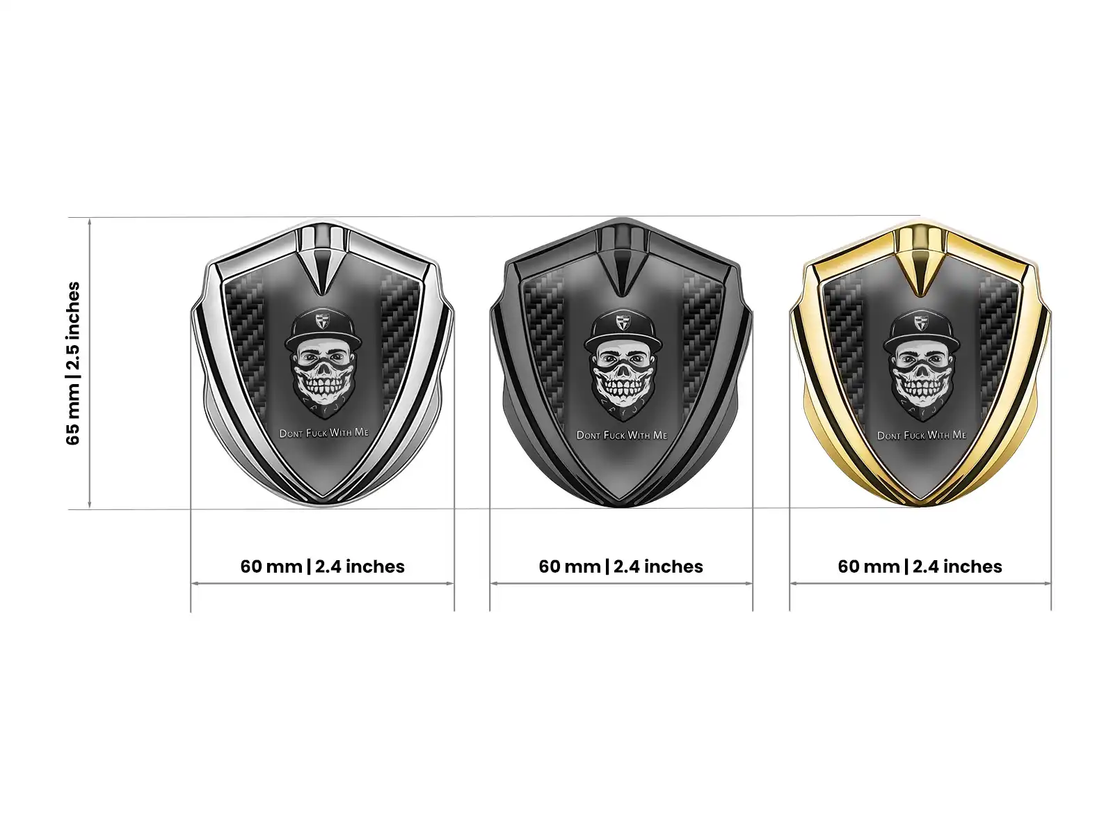 Emblem Fender Badge Max Design Racing Style